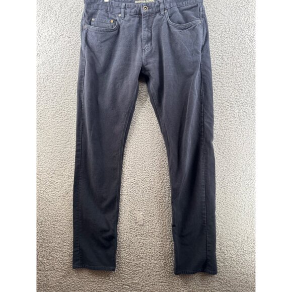 Rodd & Gunn Mens Straight Fit Casual Pants  Black Size 35L - Picture 1 of 10